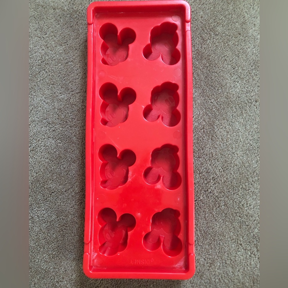 Disney Red Mickey Mouse Silicone Ice Cube Tray